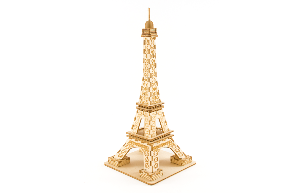 Small Eiffel Tower | Ki-Gu-Mi | Wooden Puzzle